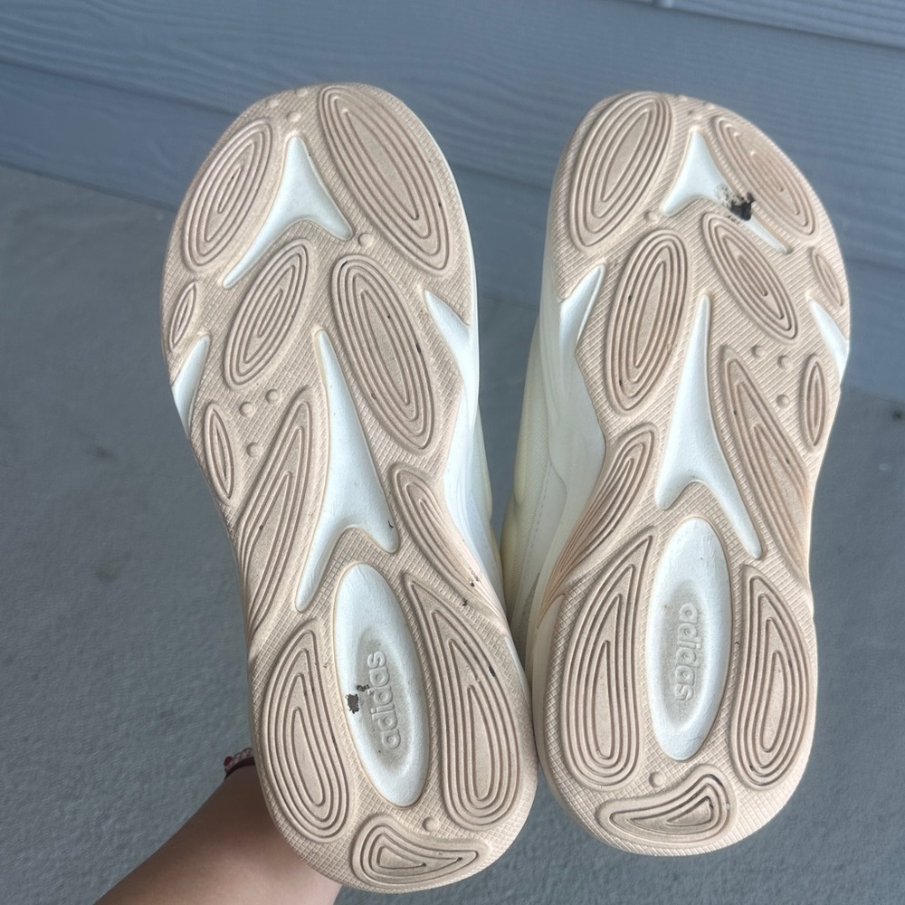 Adidas Cream and White Athletic Shoes - Picture 8 of 8